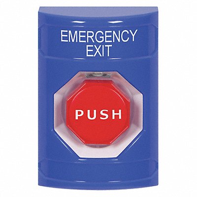SAFETY TECHNOLOGY INTERNATIONAL SS2405EXEN Emergency Exit Push Button Blue Color