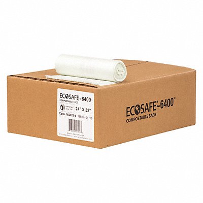 ECOSAFE-6400 HB24326 Garbage Bag 13 gal Green PK288