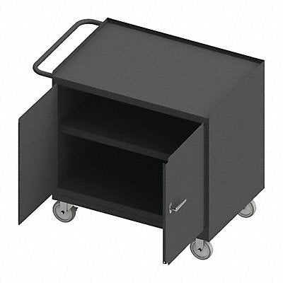 DURHAM MFG 311395 Mobile Cabinet Bench Steel 36 W 24 D