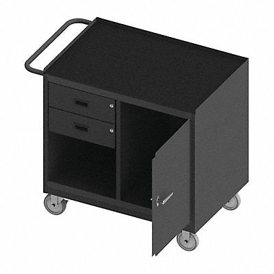DURHAM MFG 3118RM95 Mobile Cab Bench Rubber Mat 36 W 24 D