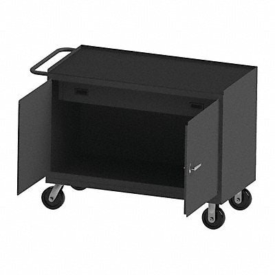 DURHAM MFG 3413RM95 Mobile Cab Bench Rubber Mat 48 W 24 D