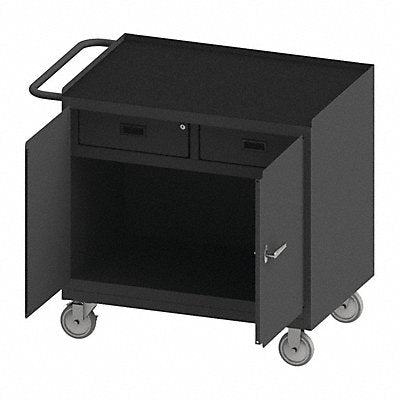 DURHAM MFG 3116RM95 Mobile Cab Bench Rubber Mat 36 W 24 D