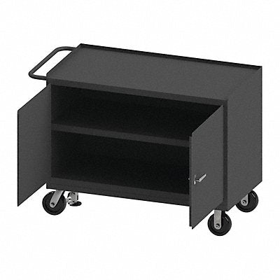 DURHAM MFG 3412FL95 Mobile Cabinet Bench Steel 48 W 24 D