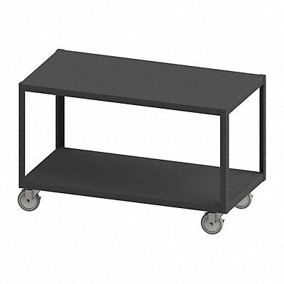 DURHAM MFG HMT12G30725PU295 Mobile Table 1200 lb 30-3/16 H x 30 L
