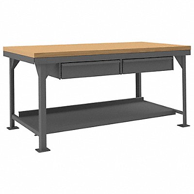 DURHAM MFG HDWBMT36722DR95 Workbench Steel 72 W 36 D