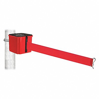 RETRACTA-BELT WH412RD15RDHC Belt Barrier Powder Coated 4-1/2 W