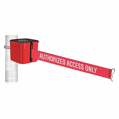 RETRACTA-BELT WH412RD20AAOHC Belt Barrier Red Belt 20 ft Belt L 4 H