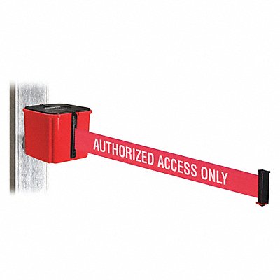 RETRACTA-BELT WH412RD20AAOMM Belt Barrier Red Belt 20 ft Belt L