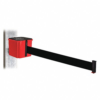 RETRACTA-BELT WH412RD15BKMM Belt Barrier Magnet Mount Black Belt