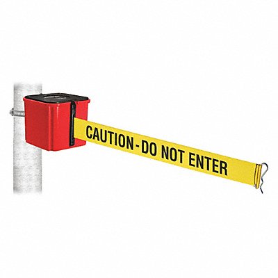 RETRACTA-BELT WH412RD15CAUHC Belt Barrier Red Caution Do Not Enter