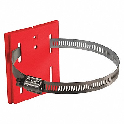 RETRACTA-BELT WP412HCRD Wall Mount Plate 5 L Includes Hose Clamp
