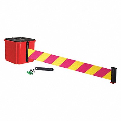 RETRACTA-BELT WM412RD15MYDRE Belt Barrier 15 ft Belt L No Belt Msg.