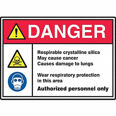 ACCUFORM MRAW105VS Safety Sign 14 inx20 in Vinyl