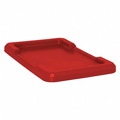 QUANTUM STORAGE SYSTEMS LID25168RD Lid Red Polypropylene 25 1/8 in