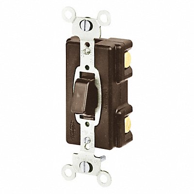 GRAINGER 4983 Wall Switch 20A 3-Way Type Press Style