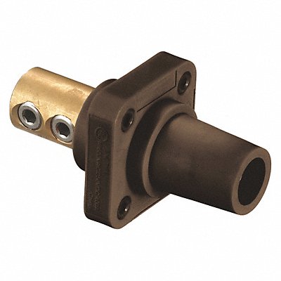 HUBBELL HBLFRBN Receptacle Brown Female Double Set Screw