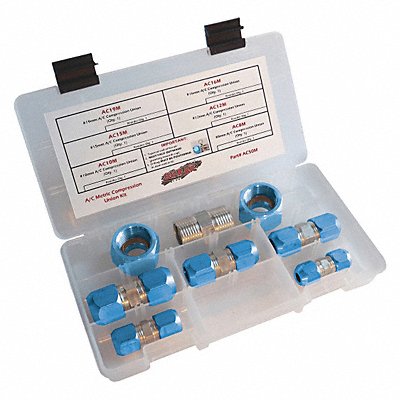 SUR R AC50M Compression Fitting Kit Metric 6 Pieces