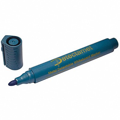 DETECTAMET INC. 145A06P01A07 Dry Erase Marker Set Round Blue PK10