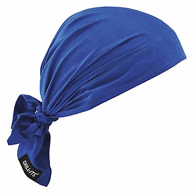 CHILL-ITS BY ERGODYNE 6710 Evaporative Cooling Trianlge Hat Blue