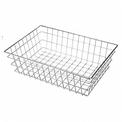 MARLIN STEEL WIRE PRODUCTS 15212 Storage Basket Rectangular Steel