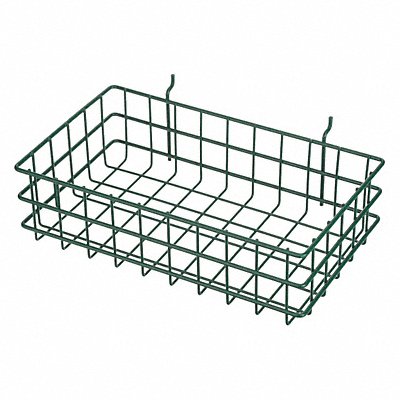 MARLIN STEEL WIRE PRODUCTS 92308 Storage Basket Rectangular Stainless