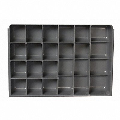 DURHAM MFG 2299517IND DrwInsrt Gry 17Cmptnt PlyPrp Fit91/4 Box