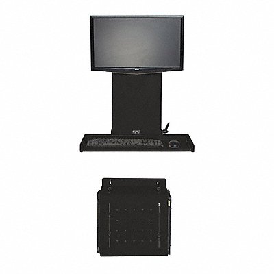 VERSA PRODUCTS VT30700000001 Computer Station Ultra Flat 25 W Black