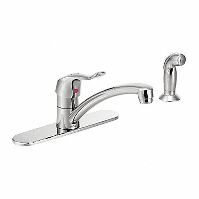 MOEN 8707 Gooseneck Chrome Moen M-Dura Brass