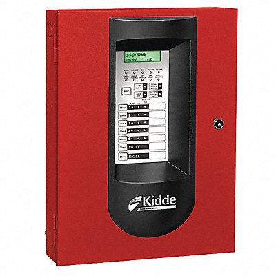 KIDDE FX5R Alarm Control Panel Red 14-1/4 W Steel