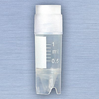 GLOBE SCIENTIFIC 3010 Cryogenic Vial 1 mL 12.5 mm Dia PK500