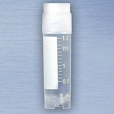 GLOBE SCIENTIFIC 3012 Cryogenic Vial 2 mL 12.5 mm Dia PK500
