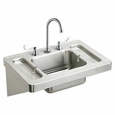 ELKAY ESLV2820W4C Elkay LavSink Kit Rect 14inx12inx7-1/2in