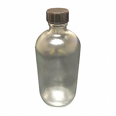 LAB SAFETY SUPPLY 52KA63 Bottle 205 mm H Clear 94 mm Dia PK12