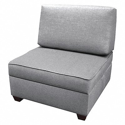 DUOBED IMFCHAQ Storage Chair 36 W Grey Upholstery
