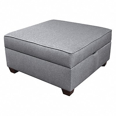 DUOBED IMFO30AQ Storage Ottoman 30 W Grey Upholstery