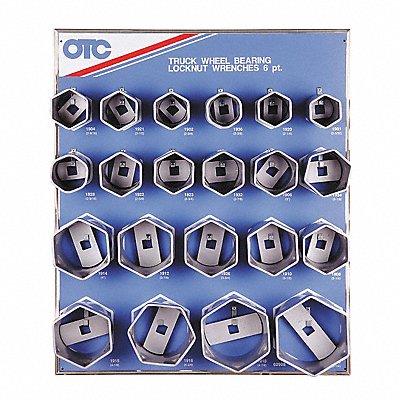 OTC 9850 Atmtv Socket Set 2 1/4 in to 5 1/4 in Steel