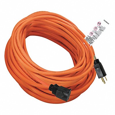POWER FIRST 52NY12 Lock Ext Cord 100ft 16Ga 10A SJTW Orange