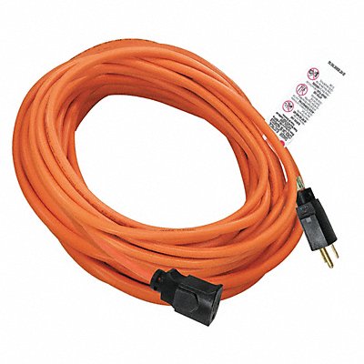 POWER FIRST 52NY14 Lock Ext Cord 50ft 16Ga 13A SJTW Orange