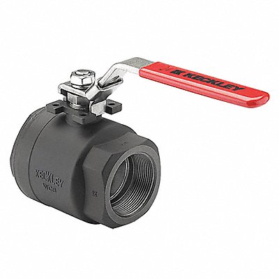 KECKLEY BVS2THFCSRGSL075 Manual 2-Way Ball Valve NPT Carbon Steel