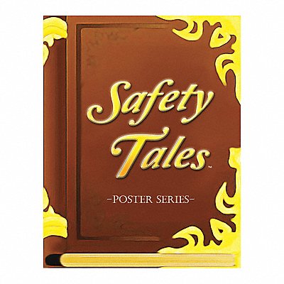 MANCOMM 31P29901 Safety Poster 21 in x 27 in Paper PK12