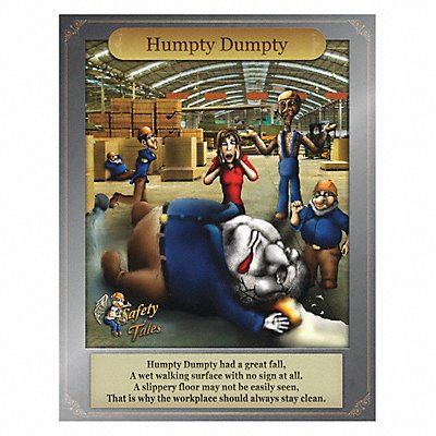 MANCOMM 31P20201 Safety Poster 21 in x 27 in Paper