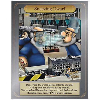 MANCOMM 31P20501 Safety Poster 21 in x 27 in Paper