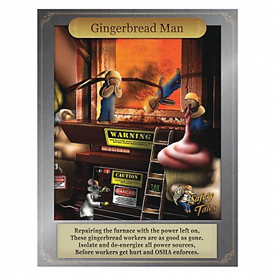 MANCOMM 31P20901 Safety Poster 21 in x 27 in Paper
