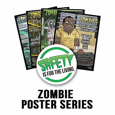 MANCOMM 31P19902 Safety Poster 12 in x 16 in Paper