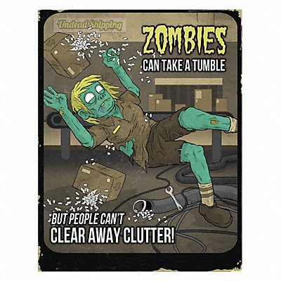 MANCOMM 31P10202 Safety Poster 12 in x 16 in Paper