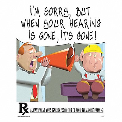MANCOMM 31P02001 Safety Poster 21 in x 27 in Paper