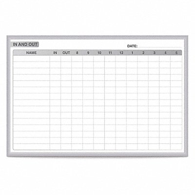 GHENT GRPM301E23 In/Out Board Magnetic Steel Board 36 H