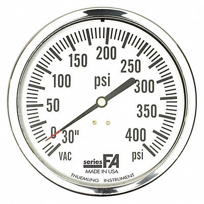 THUEMLING FALFP410CGWOB K4573 Pressure Gauge 0 to 600 psi 4-1/2 Dial