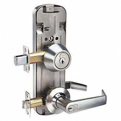 YALE YH852xSFICxSQCRxUS26D Lockset Satin Chrome Passage Function