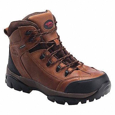 AVENGER SAFETY FOOTWEAR A7244W 6-Inch Work Boot W 15 Brown PR